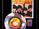 THE BEATLES DAY TRIPPER GOLD METALIZED RECORD RARE 45 PM SLEEVE NON RIAA AWARD