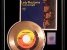 BEATLES LADY MADONNA GOLD METALIZED RECORD RARE 45 PM SLEEVE NON RIAA