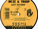 LP VINYL RECORD MC EZ & Troup ?– Just Rhymin' / Get Retarded VG