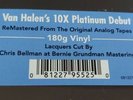 VAN HALEN 10X PLATINUM DEBUT 180g LP Remastered From The Original Analog Tapes