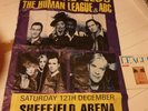 Culture club The human league & abc big Sheffield arena concert poster man cave