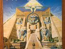 Iron Maiden - Powerslave LP Capitol SJ-12321  1984 1st Pressing Textured Cover