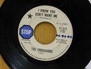 The Endeavors promo soul 45 I Know You Dont Want Me bw Shattered Dreams on Stop