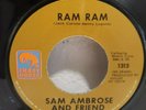 SOUL 45 RPM SAM AMBROSE AND FRIEND, THEYLL BE COMING / RAM JAM