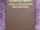 COMPLETE LIBRARY OF AMERICAN PHONOGRAPH RECORDINGS 1959-1967 – NEAR MINT COND