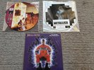 3x Picture Disc Vinyls, Metallica, Faith No More, Megadeth