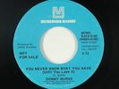 Crossover Soul 45 - Donny Burks - You Never Know What You Have - Metromedia mp3
