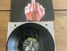 Overkill - Fuck you   vinyl LP 1986 1st US press With Inner Sleeve Caroline