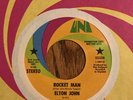ELTON JOHN - ROCKET MAN , UNI 55328, PROMO 45 RPM, 1972, MINT ( UNPLAYED ) RARE