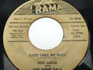 HEAR Roc LaRue Baby Take Me Back/Teenage Blues RAMA 226 PROMO ROCKABILLY
