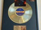 Alan Parsons Project Pyramid Vinyl Gold Metallized Record Mounted In Frame