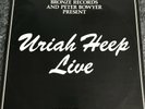 URIAH HEEP LIVE 1973 UK 1ST PRESS  2LP ISLAND/BRONZE 1st PRESS No BOOKLET EX/EX