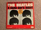 THE BEATLES  - A HARD DAY'S NIGHT - Mono LP with RARE HYPE SONG STICKER