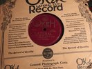Okeh 78 Lateral Cut Record W/ Original Sleeve Billy Murray Jack Kaufman 4052 Vg