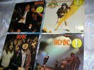 AC/DC 4 x LP VINYL, HIGHWAY TO HELL-LET THERE BE ROCK-HIGH VOLTAGE-IF YOU WANT