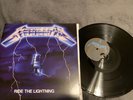 Metallica Ride The Lightning LP 2016 Vinyl Missprint. 180 Gram Label Rare Defect