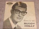 RARE BUDDY HOLLY LISTEN TO ME EP ROCK N ROLL    Tri-centre 1958   V Good