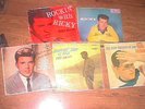 5 Early Ricky Nelson LPs Records