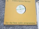 BBC Transcription Service, The Clash I Fought The Law. Very Rare. VG+ Condition