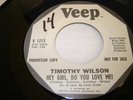 Northern Soul ORIGINAL White Demo Timothy Wilson Hey Girl do you love me Veep