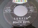 BEACH BOYS RARE DEBUT SURF  ORIGINAL 45 ON CANDIX LABEL 301 SURFIN B/W LUAU