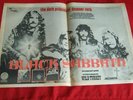 RARE LARGE BLACK SABBATH 1971 ORIGINAL VINTAGE POSTER ADVERT VERTIGO