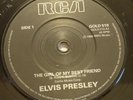 ELVIS Golden Grooves (Black label) 45, GIRL OF MY BEST FRIEND/SUSPICION. EXCELLE
