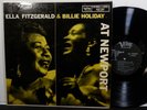 ELLA FITZGERALD & BILLIE HOLIDAY At Newport LP VERVE MG V-8234 MONO DG 1958 Jazz
