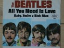 The Beatles All You Need Is Love Capitol Swirl 5964 Mint Vinyl 7