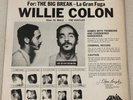 WIILIE COLON HECTOR LAVOE THE BIG BREAK RARE GUAGUANCO WITH POSTER  LATIN RECORD