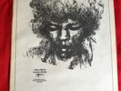 JIMI HENDRIX ORIGINAL 1971 VINTAGE POSTER ADVERT THE CRY OF LOVE ALBUM TRACK