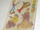 1972 RCA RECORDS DAVID BOWIE ZIGGY STARDUST SPIDERS TATTOO DECALS SHEET RARE