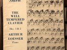 VERY RARE ARTHUR LOESSER PIANO BACH WELL TEMPERED CLAVIER BKS. 1 & 2 6 LP BOX