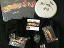 BLINK 182 California SIGNED WHITE vinyl lp & DRUMHEAD & CD hoodie deluxe set NEW