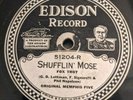 Original Memphis Five-Edison 51204-Jazz-Shufflin Mode/Great White Way Blues-EE-