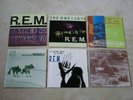 R.E.M. SIX (6) 45 rpm RECORDS w/PICTURE SLEEVES. UNPLAYED. MUST SEE