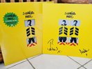 SLEAFORD MODS Spare Ribs CLEAR GREEN Vinyl LP & SIGNED Print - MINT/SOLD OUT