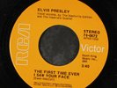 ELVIS PRESLEY: an american trilogy / the first time ever i saw your face RCA 7