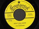 LOU GIORDANO: stay close to me / don't cha know BRUNSWICK 7