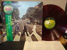 THE BEATLES / ABBEY ROAD, RED WAX JAPAN ORIG. 1st PRESS 1969 LP OBI & INSERT EX+