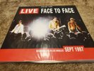Live Face To Face Bone Colored Vinyl LP Limited Edition SOLD OUT GATEFOLD RARE