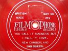 78rpm AL BOWLLY & NEW CUMBERLAND DANCE ORCH. You Call It Madness RARE FILMOPHONE