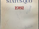 Status Quo 1+9+8+2  Fully signed autographed 12