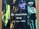 David Bowie Tin Machine Live LP Originial Vinyl Oy Vey Baby Rare Genuine NM