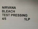 NIRVANA - BLEACH Test Pressing LP VINYL Matrix #0651556 Near Mint