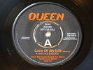 QUEEN - LOVE OF MY LIFE b/w NOW I'M HERE UK DEMO PROMO 1ST PRESS 7