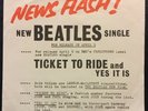 The BEATLES Ticket To Ride 45 Parlophone R5265 Holland Promo Picture Sleeve 1965