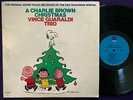 VINCE GUARALDI A Charlie Brown Christmas LP FANTASY Stereo Blue Lbl VG