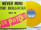 SEX PISTOLS - Never mind the Bollocks Yellow vinyl LP. Punk,The Clash,Damned,PIL