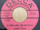 DONNY YOUNG (Johnny Paycheck) 45 1958 Rockabilly DECCA promo Roger Miller NM